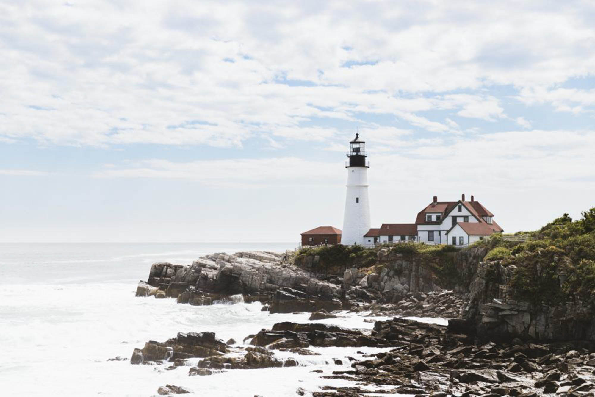 A Nantucket seaside lighthouse 